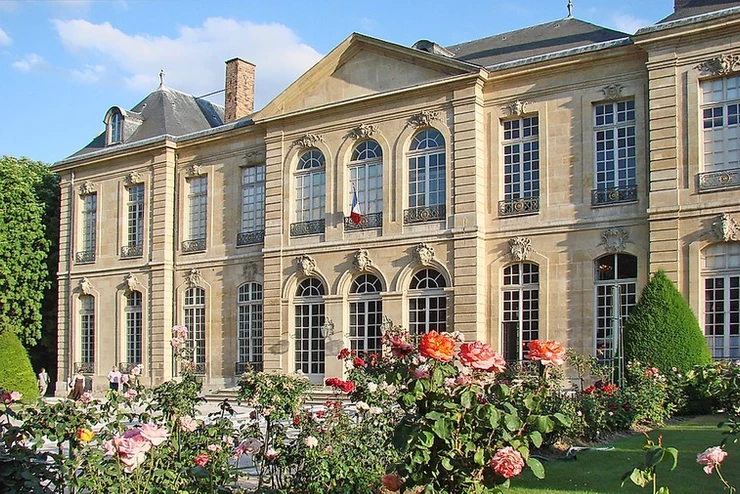 the beautiful Rodin Museum in Paris, housed in the Hotel Biron