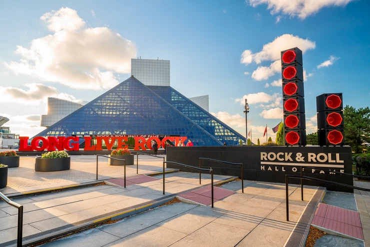 the Rock and Roll Hall of Fame, a must visit attraction in your 2 days in Cleveland