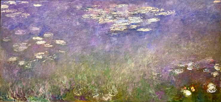 Monet water lilies at the Cleveland Museum of Art