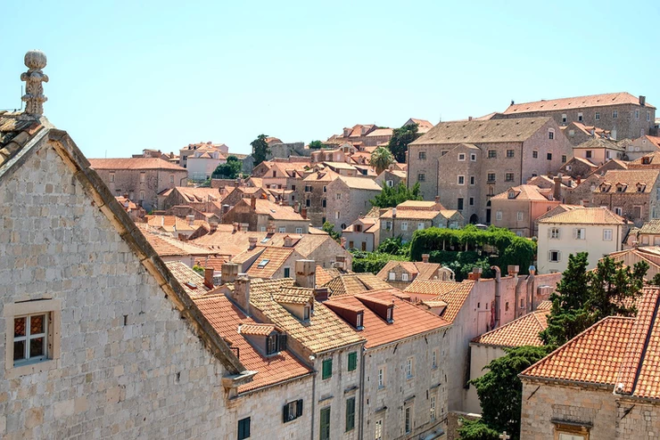 terra cotta rooftops of Dubrovnik