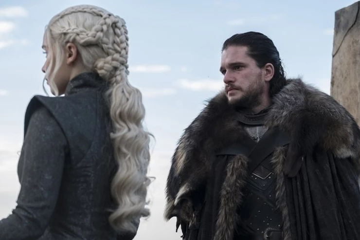 Daenerys Targaryen and Jon Son in Dubrovnik