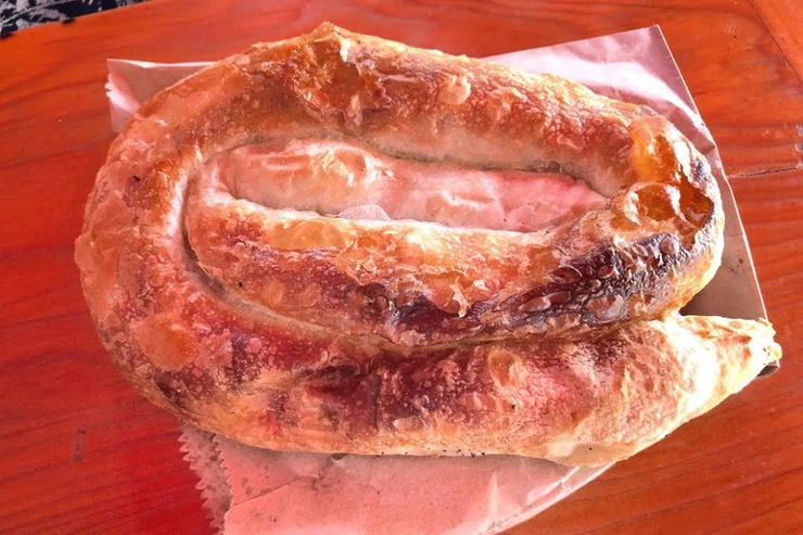 the Montenegrin burek pastry