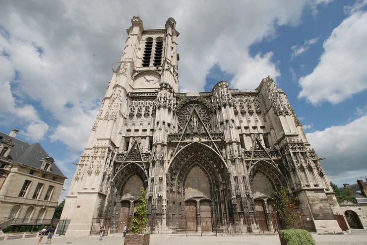 Troyes Cathedral, a must see site in the Champagne region of France