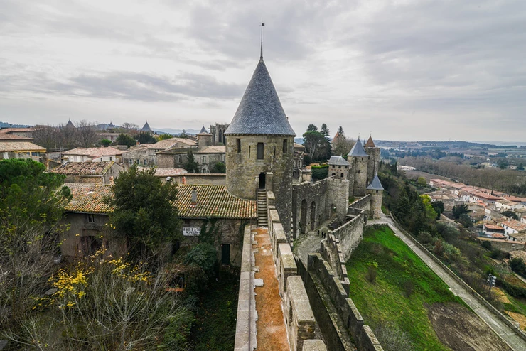 the Chateau Comtal in Carcassonne 