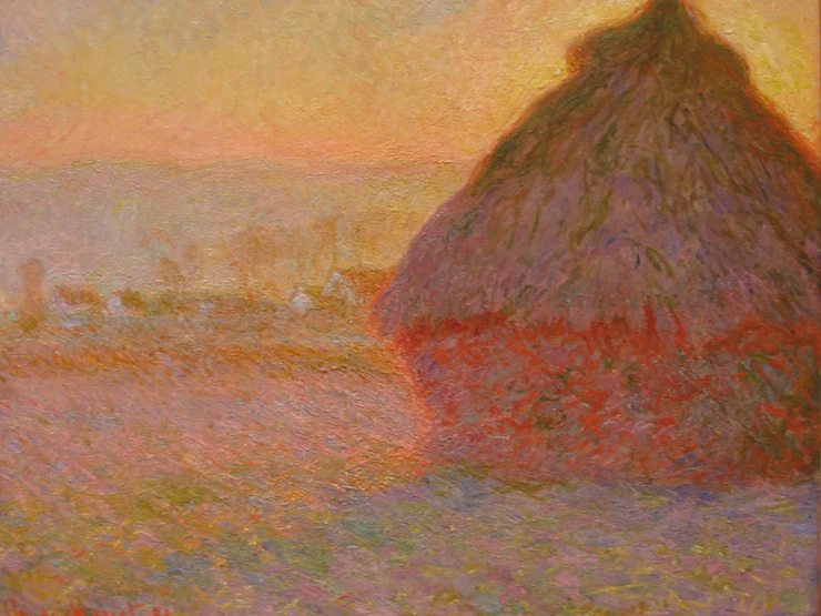 Monet, Haystacks, Pink and Blue Impressions, 1891