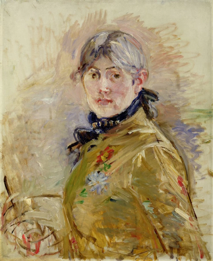 Berthe Morisot, Self-Portrait, 1885