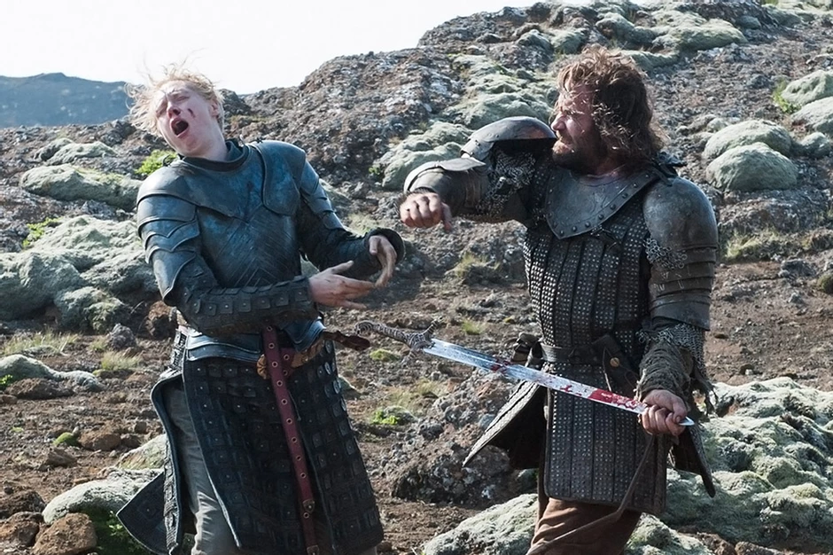 Brienne and the Hound battle in the Season 4 finale filmed in Thingvellir Park