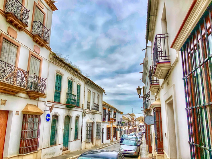 the picturesque Calle San Pedro in Osuna Spain