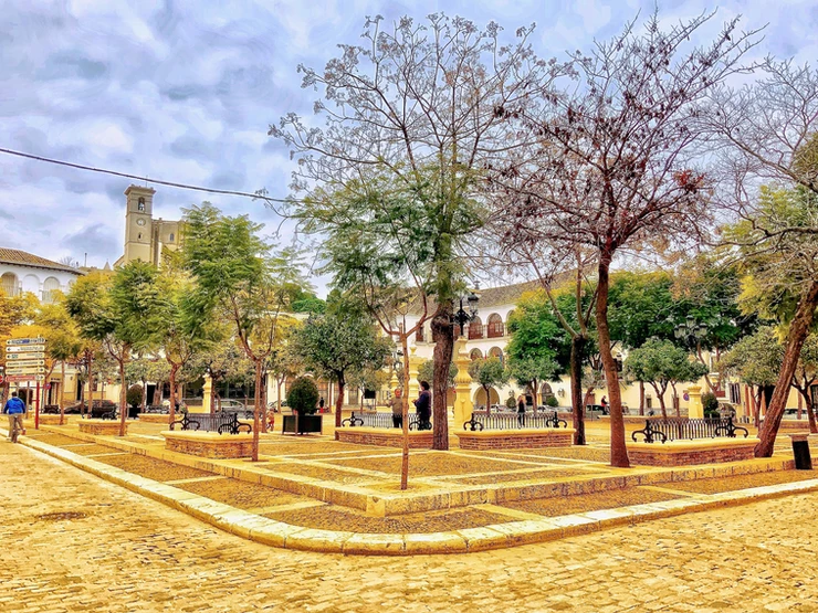 Plaza Mayor in Osuna Spain