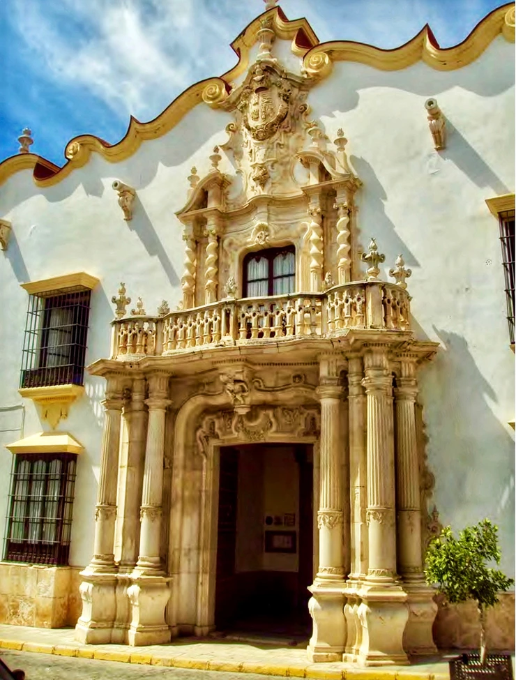 the Baroque Palacio de Marquera de Gomera Hotel in Osuna Spain