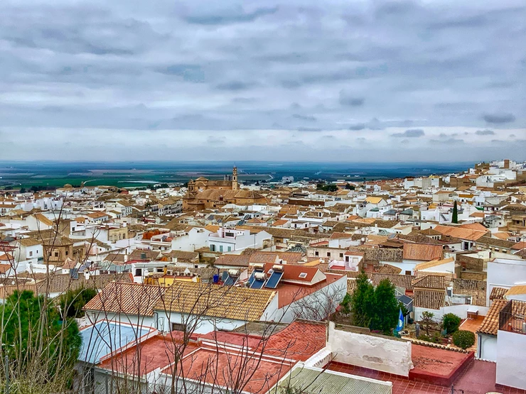 views of Osuna from the upper town