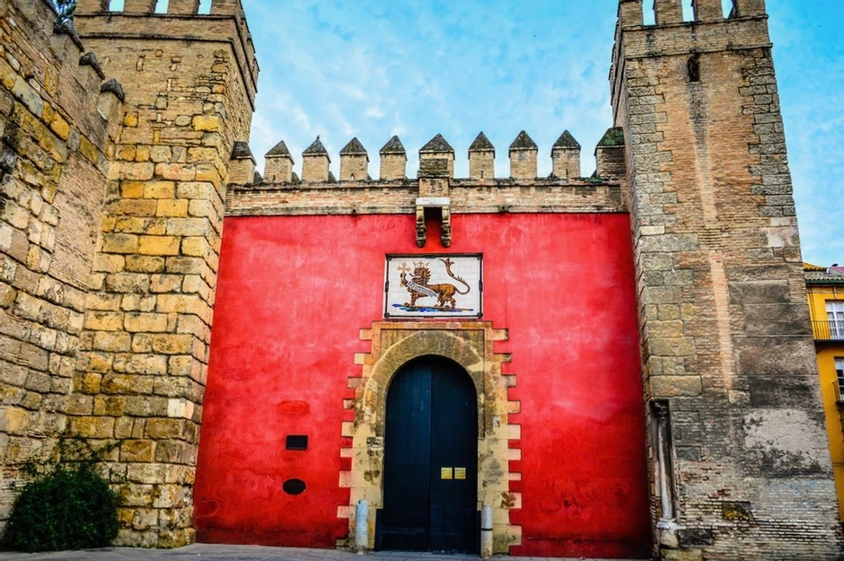 Lion's Gate, entrance to the Alcazar of Seville