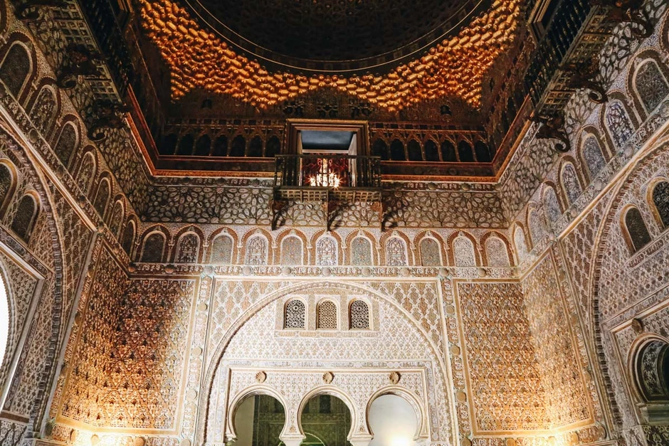 the Ambassador's Hall in Pedro's Palace in the Alcázar