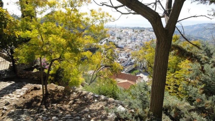 hike to the ruins of the Church of Izar for the view of Frigiliana