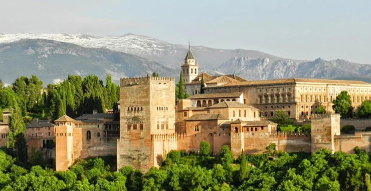 The Alhambra in Granada Spain