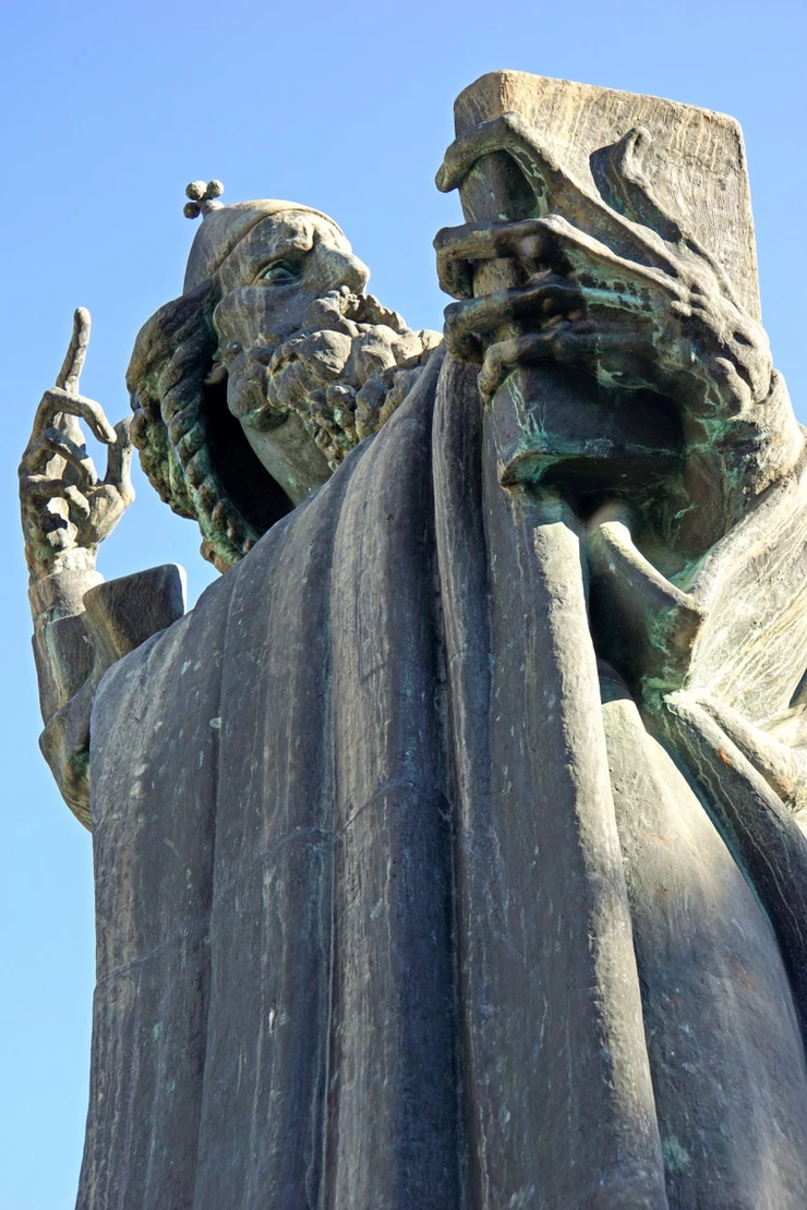  the statue of Gregory of Nin in Split