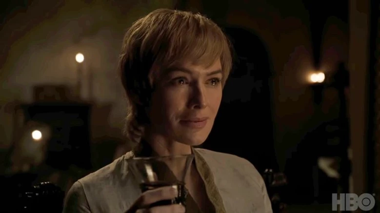 still of Cersei Lannister from Game of Thrones Season 8 trailer