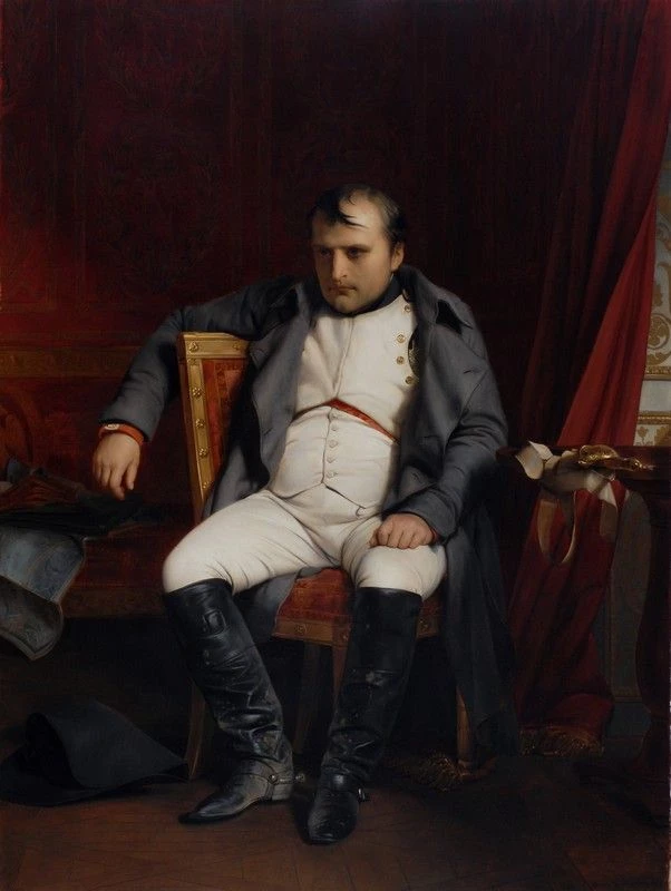 Paul Delaroche, Napoleon at Fontainbleau, 1814
