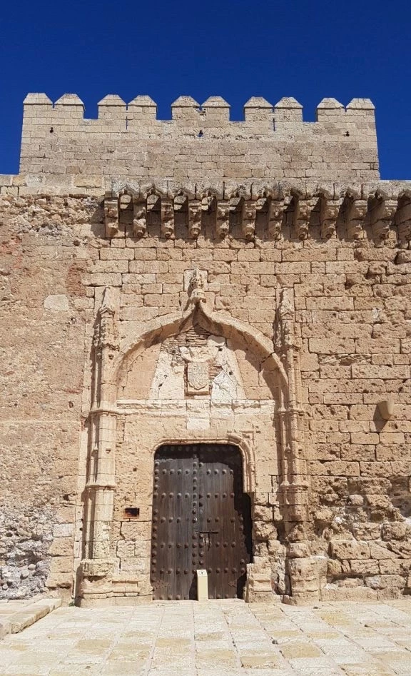 impressive entrance to the Tower of Homage