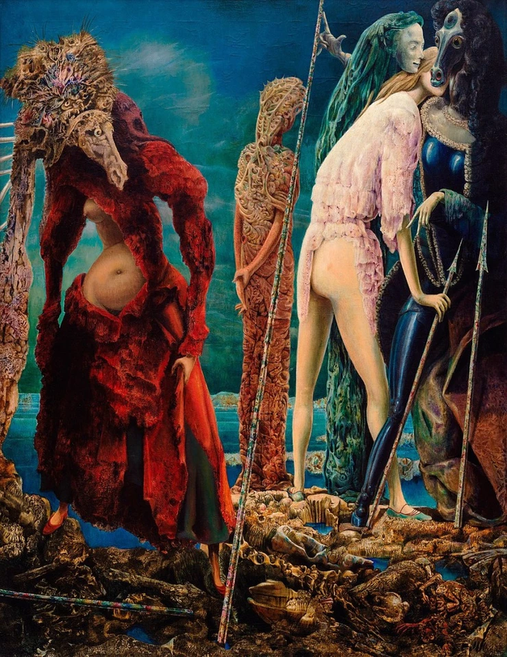 Max Ernst, The Antipope, 1942, at the Peggy Guggenheim Collection in Venice