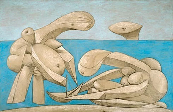 Pablo Picasso, On a Beach, 1937
