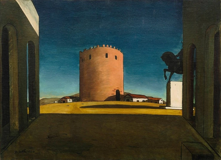 Giorgio de Chirico, The Red Tower, 1913