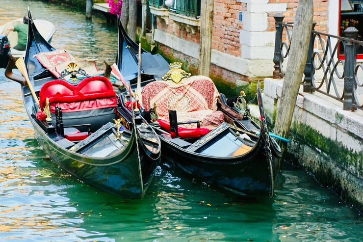pretty gondolas in Venice