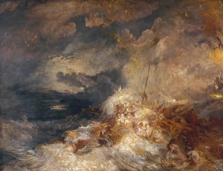 J. M.W. Turner, Disaster at Sea, 1835