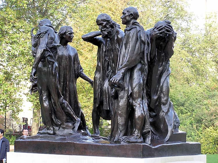 Auguste Rodin, Burghers of Calais, 1889