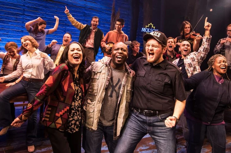 the cast of Come From Away, image source:  Matthew Murphy