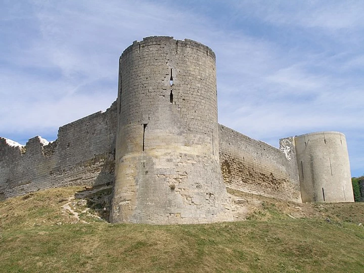 a remaining tower of the Chateau de Coucy