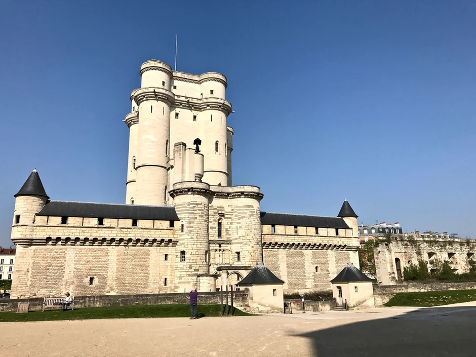 the 14th century Chateau de Vincennes, outside Paris