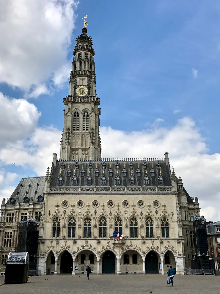 the UNESCO-listed belfry of Arras