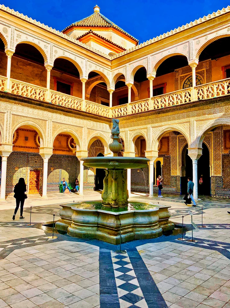 the sumptuous 16th century Andalusian palace, Casa de Pilatos in Seville
