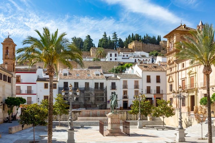 statue of Don Fernando in Antequera at Don Fernando Place
