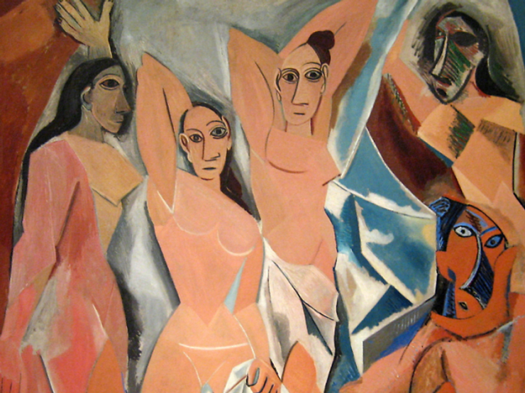 Pablo Picasso, Desmoiselles D'Avignon, 1907 