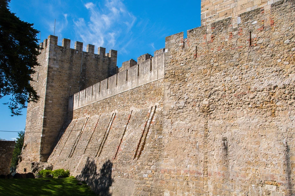 the 20th century St. George's Castle in Lisbon