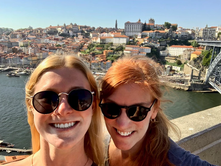 my daughter Ali and I in Porto Portugal