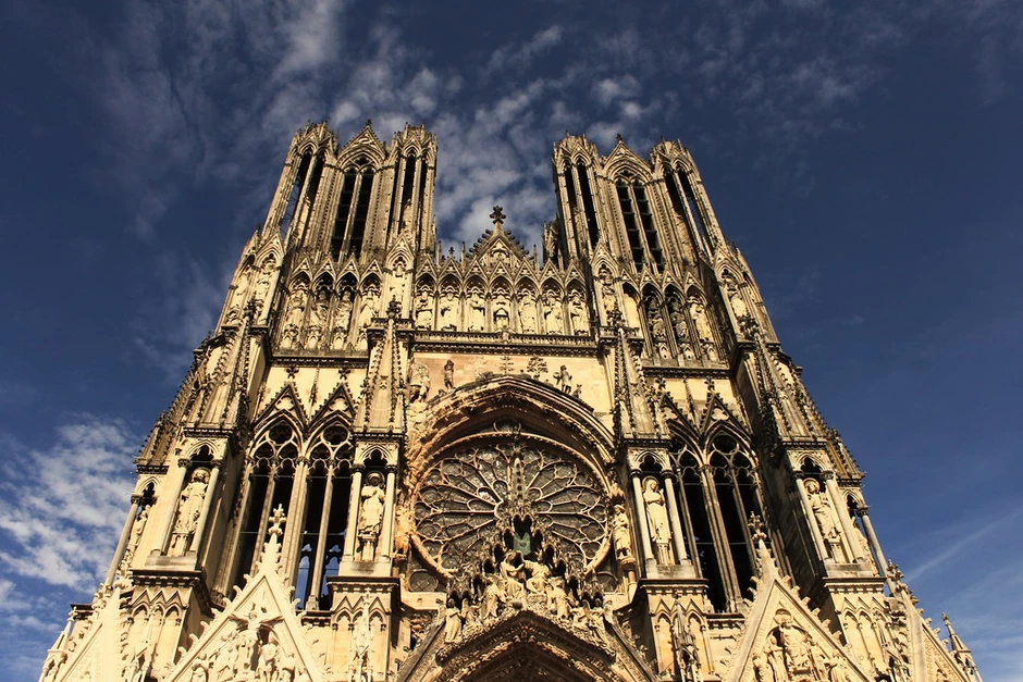 Reims Cathedral in Reims France