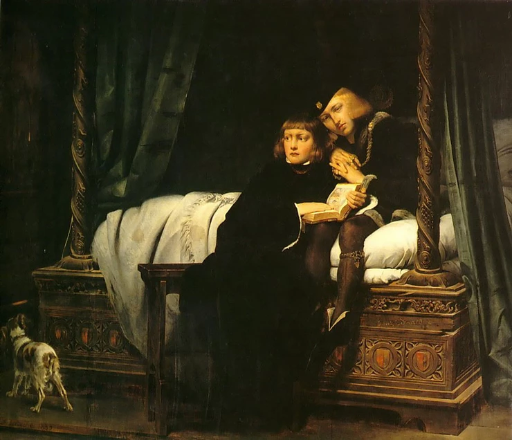 Paul Delaroche, The Children of Edward IV, 1830 -- at the Louvre