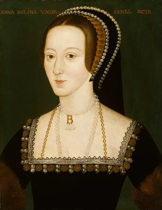 Queen Ann Boleyn, executed on the Tower Green in 1563