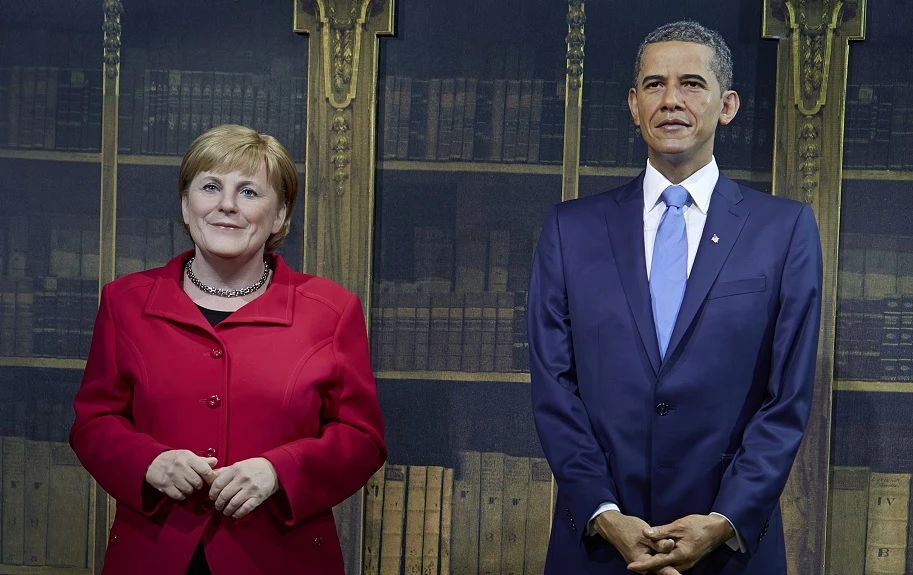 Angela Merkel and Barack Obama, two of the only real leaders left in the world during these trying times