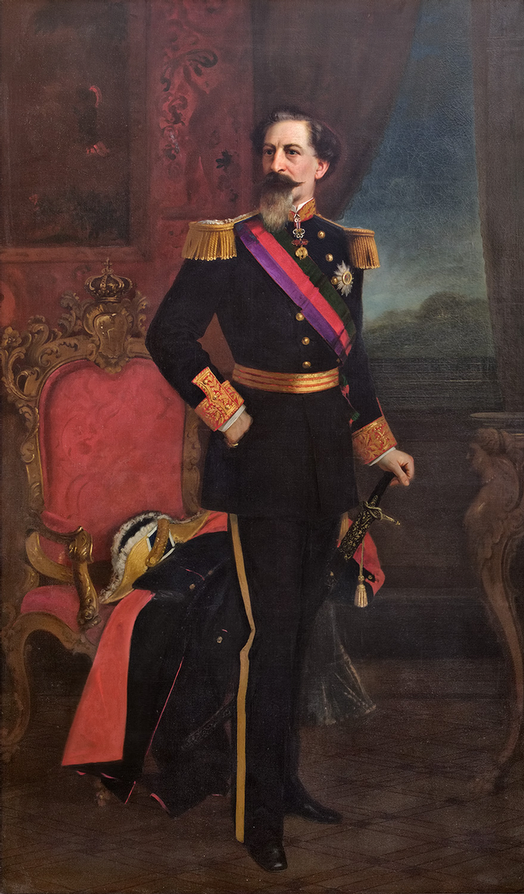 Joseph-Fourtune Layraud, Portrait of King Ferdinand Saxe-Coburg and Gotha, 1877