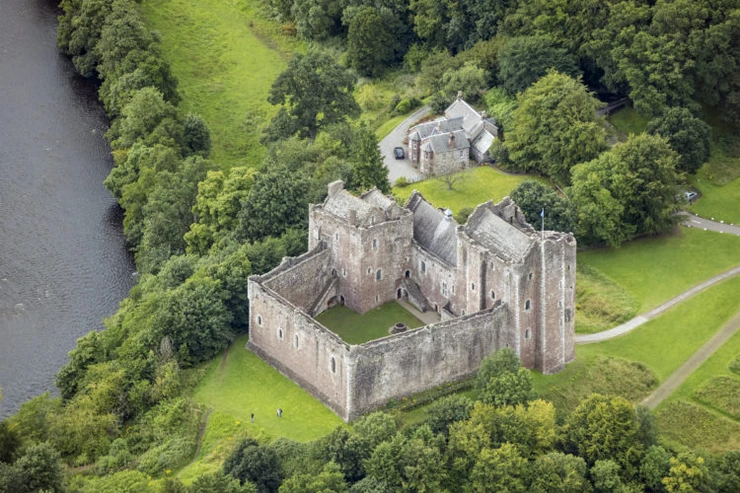 Doune Castle in Scotland, Image source Andrew Shiva