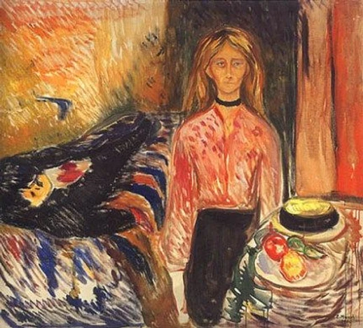 Edvard Munch, Murderess II, 1906-07