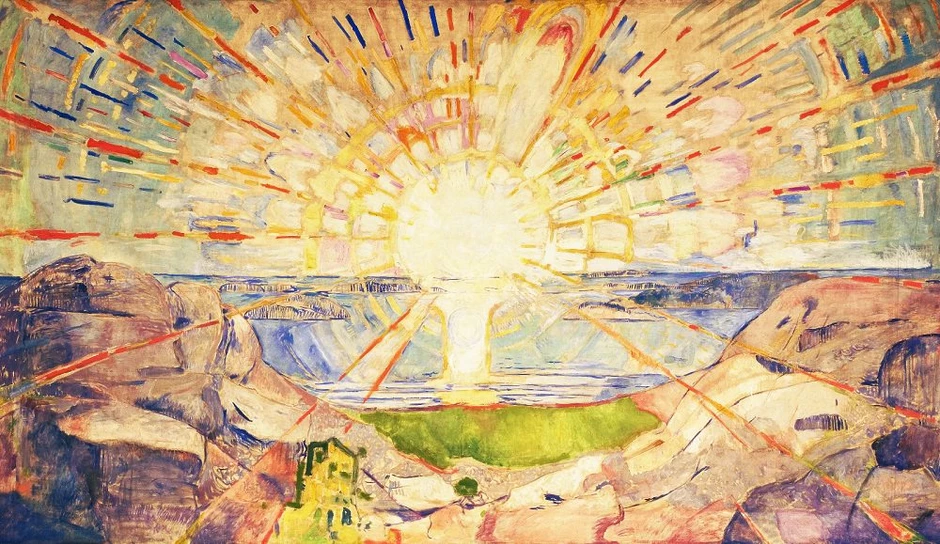 Edvard Munch, The Sun, 1909