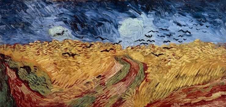 Vincent Van Gogh, Crows Over Wheatfield, 1890