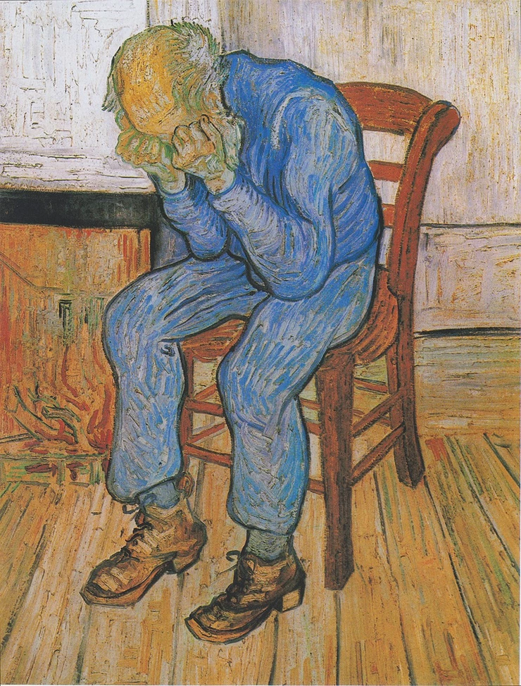 Vincent Van Gogh, Worn Out: At Eternity's Gate, 1890