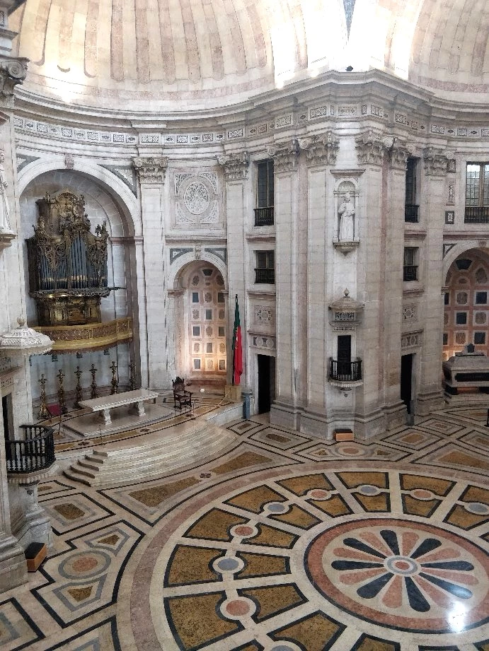 interior of the Lisbon's National Pantheon