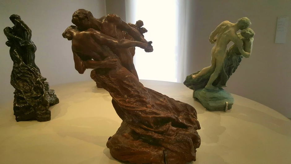 four of Camille Claudel's versions of The Waltz